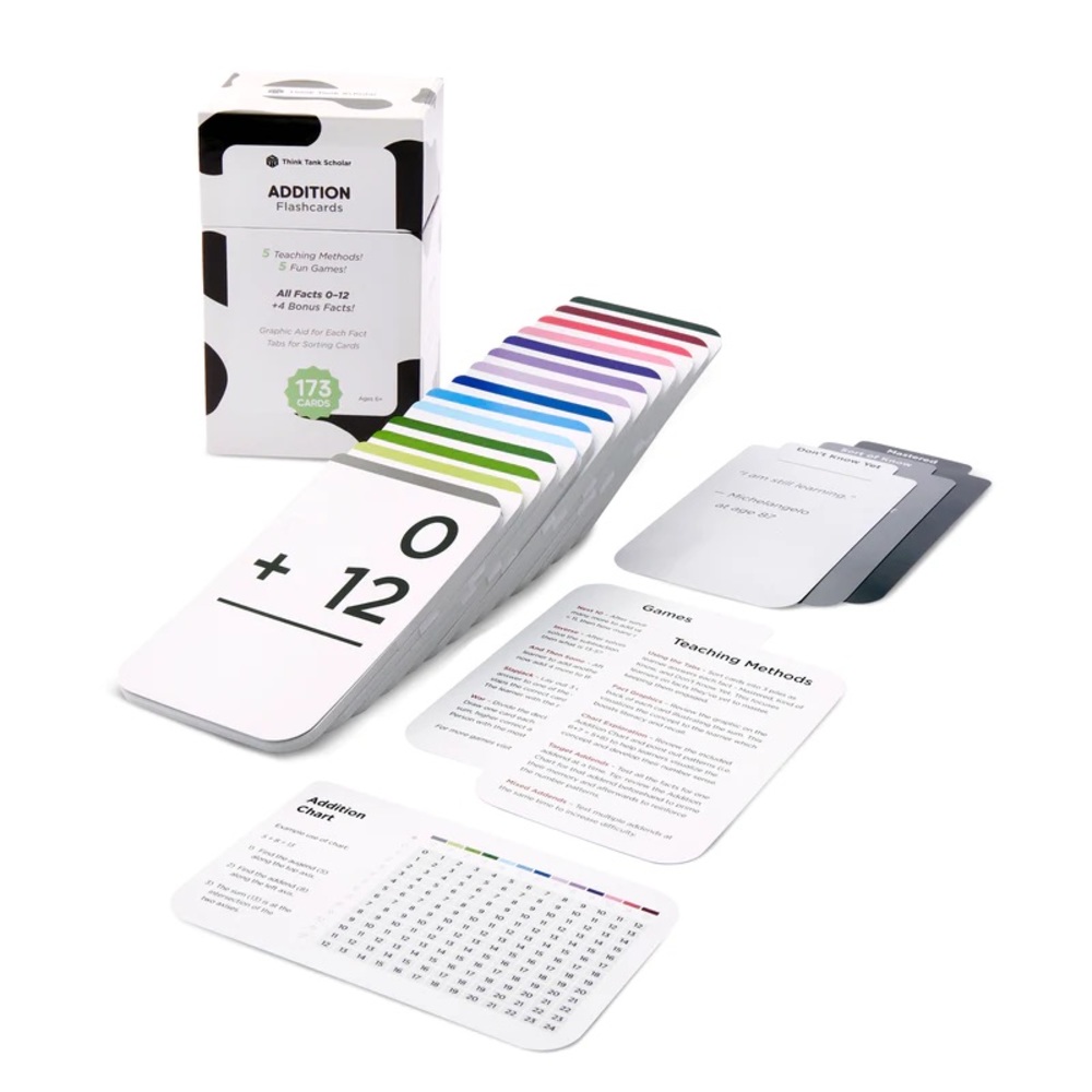 Think Tank Scholar Addition Flashcards